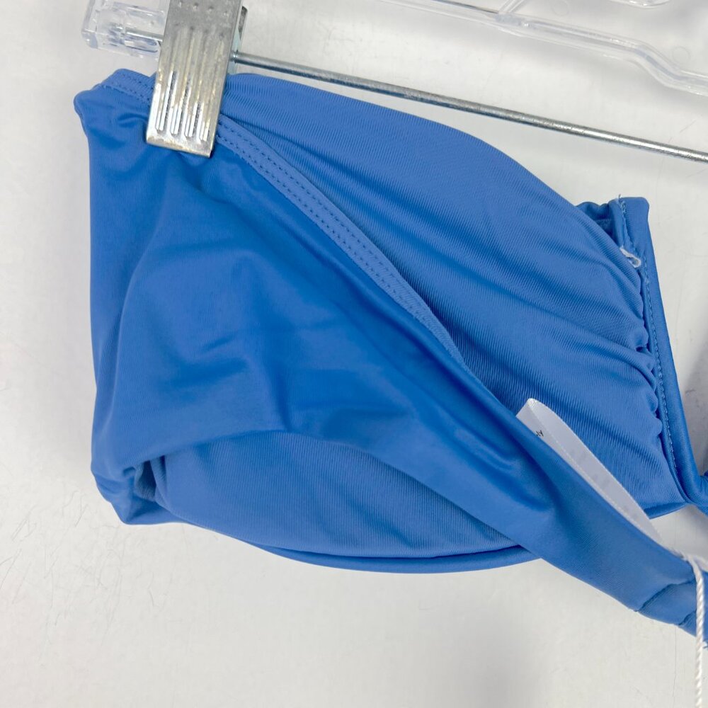 NWT Andie Swim The Scala Top Flat Strapless Horizon Blue Size Large L NEW - Picture 6 of 11